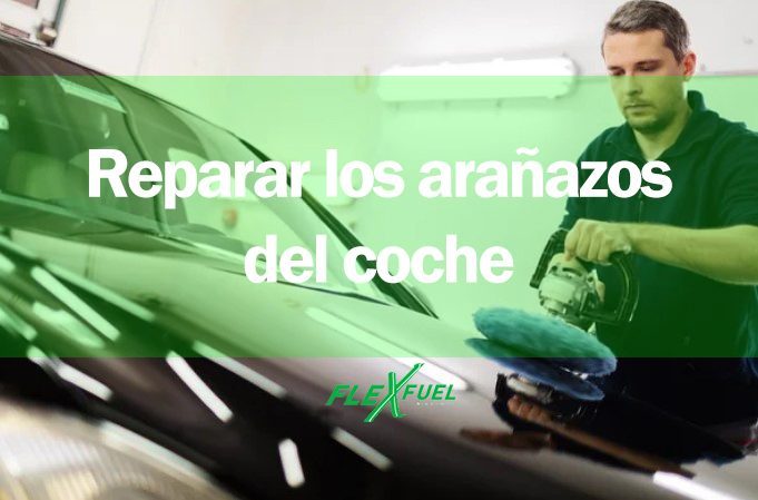 como reparar arañazos del coche