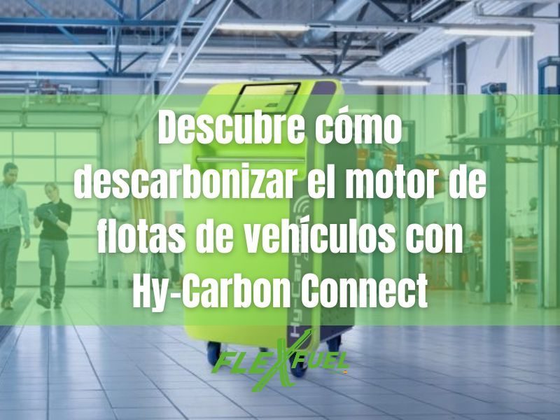 descarbonizar el motor de flotas de vehículos con Hy-Carbon Connect